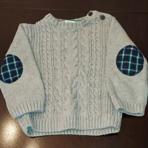 Gymboree Gray Cable Knit Sweater Sz 18-24M